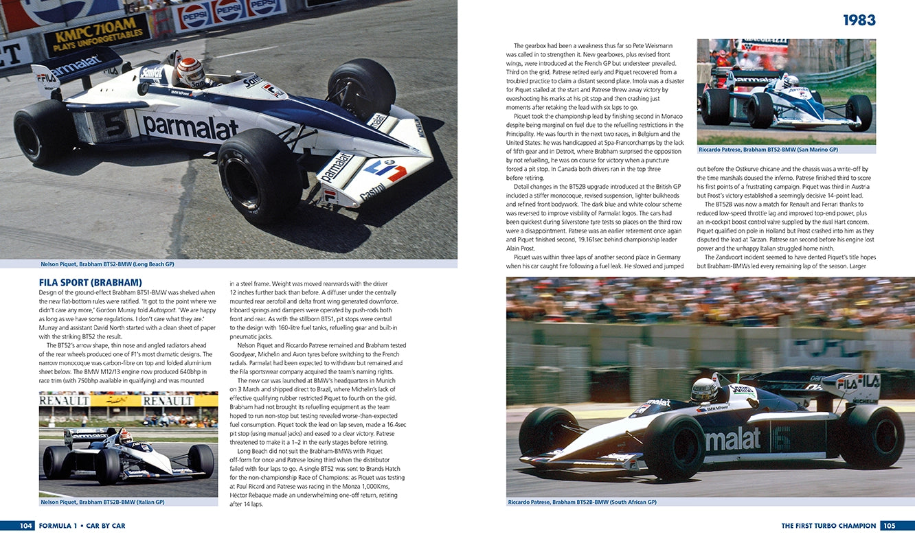 Formula 1 Car by Car 1980-1989 Book