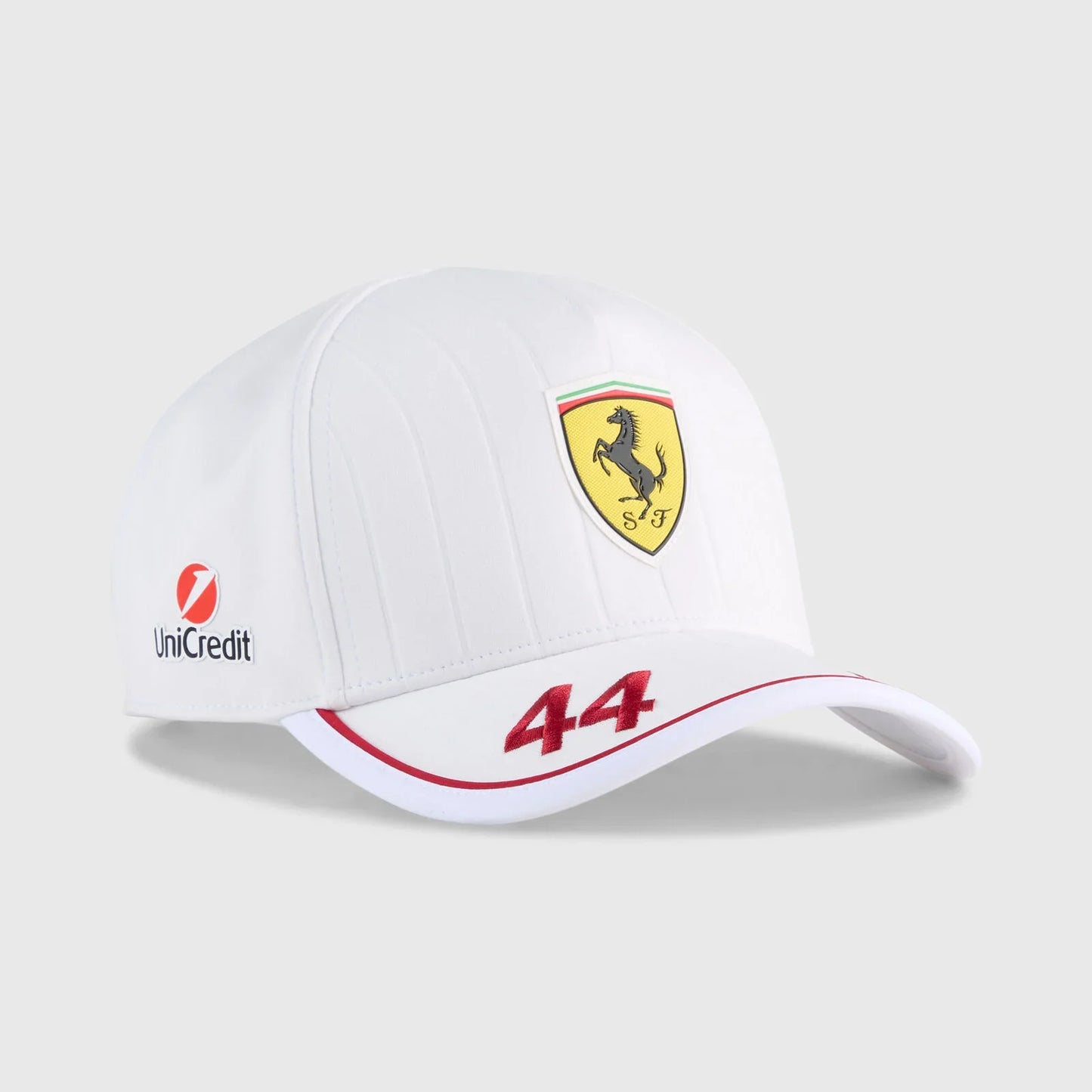 Scuderia Ferrari Replica Lewis Hamilton #44 Miami GP Hat 2025 White