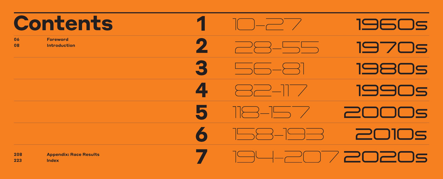 McLaren F1 Car by Car: Every Racecar Since 1966 Book