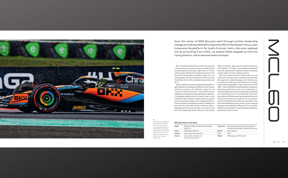 McLaren F1 Car by Car: Every Racecar Since 1966 Book