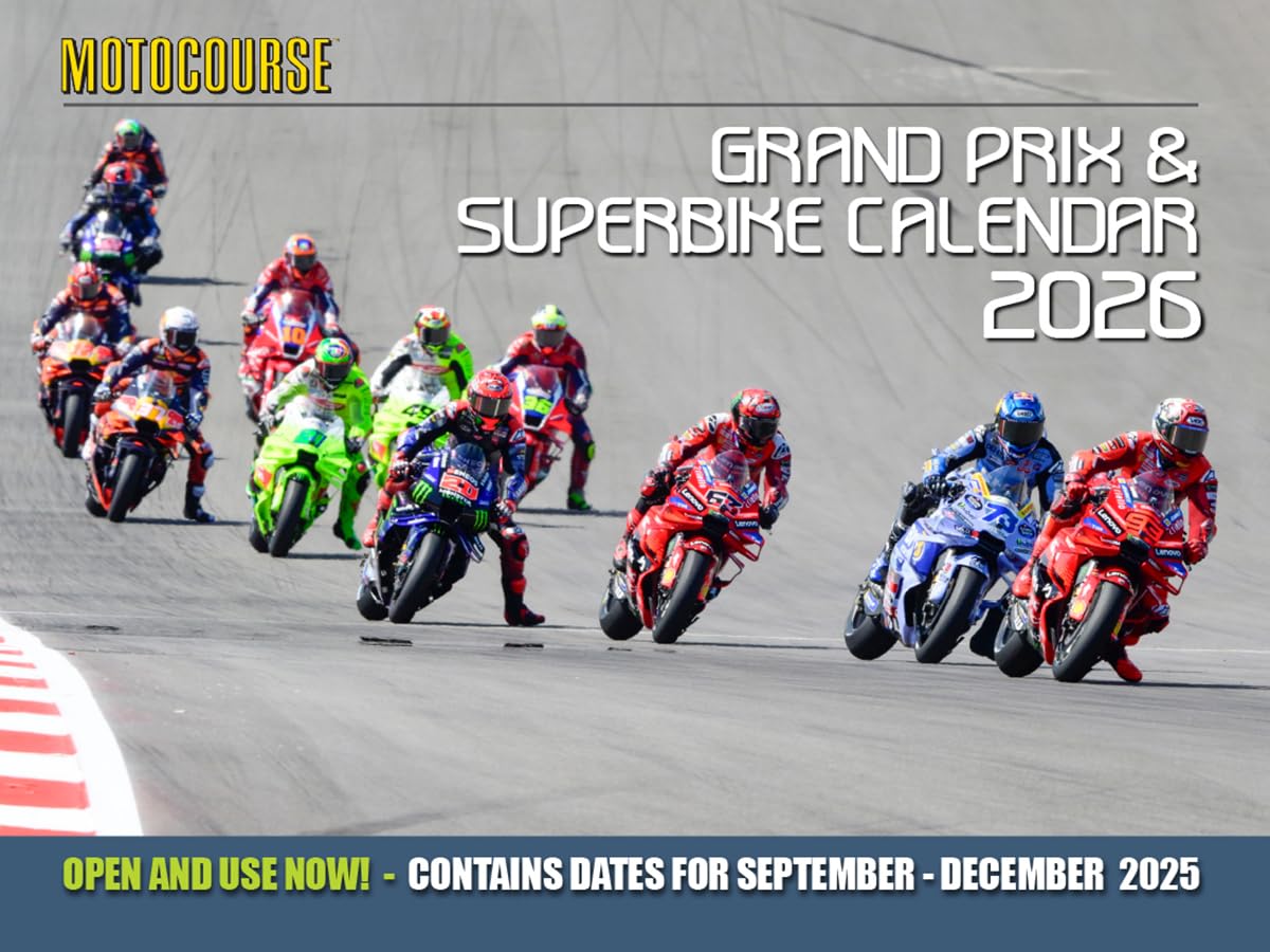 2026 Motorcourse GP & Superbike Wall Calendar