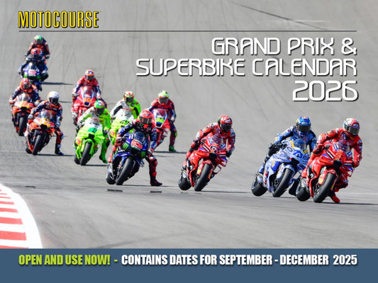2026 Motorcourse GP & Superbike Wall Calendar