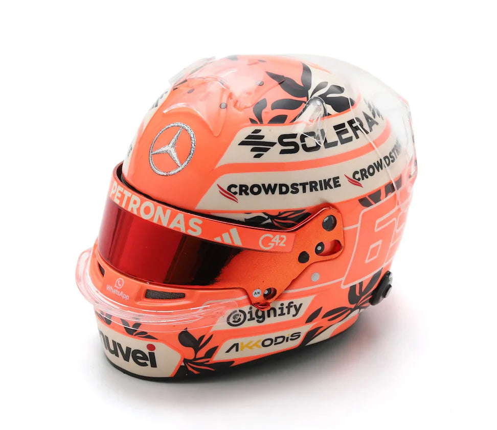 2025 Mercedes AMG F1 George Russell Miami GP 1:5th Scale Helmet