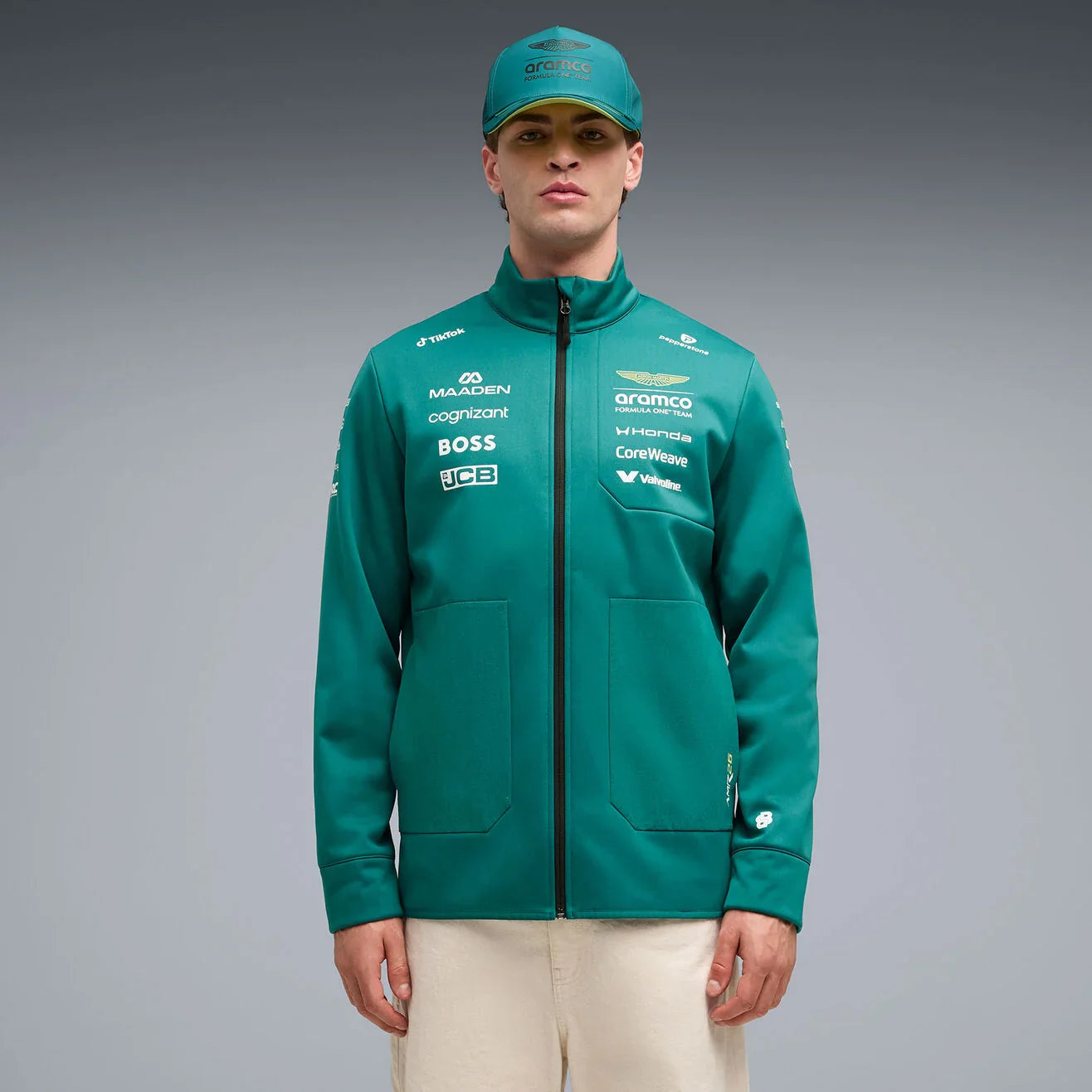 Aston Martin F1 Replica Team Soft Jacket 2026 Green