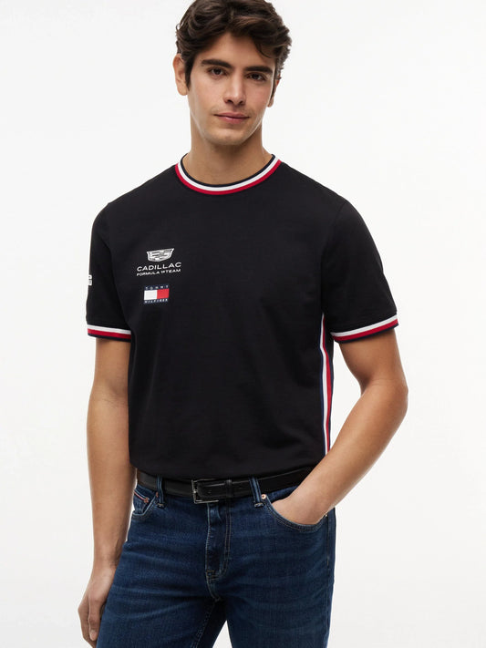 Cadillac F1 Racing Team Tee Shirt Black