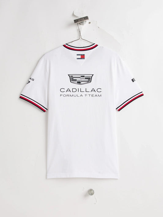 Cadillac F1 Racing Valtteri Bottas #77 Tee Shirt White
