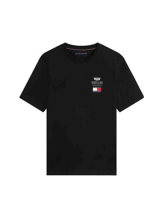 Cadillac F1 Racing Logo Tee Shirt Black