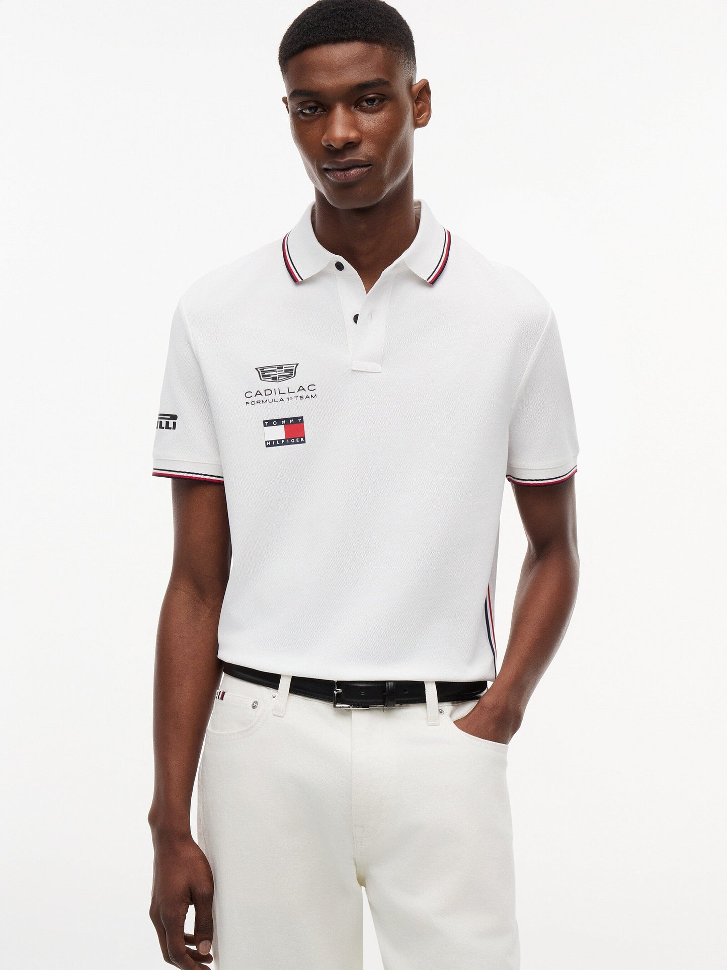 Cadillac F1 Racing Team Polo Shirt White