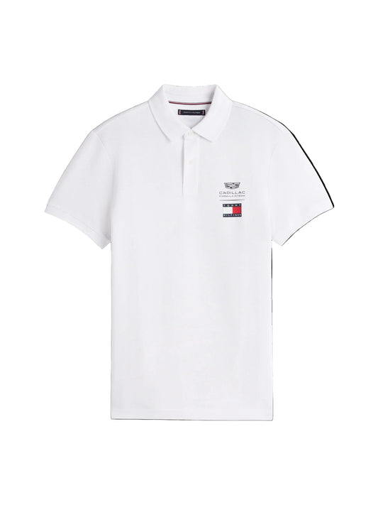 Cadillac F1 Racing Logo Polo Shirt White