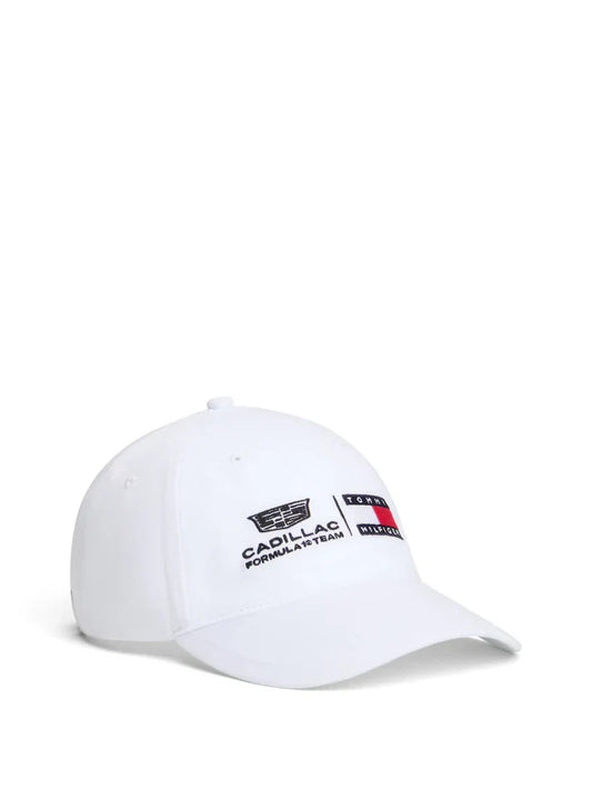 Cadillac F1 Racing Logo Hat White