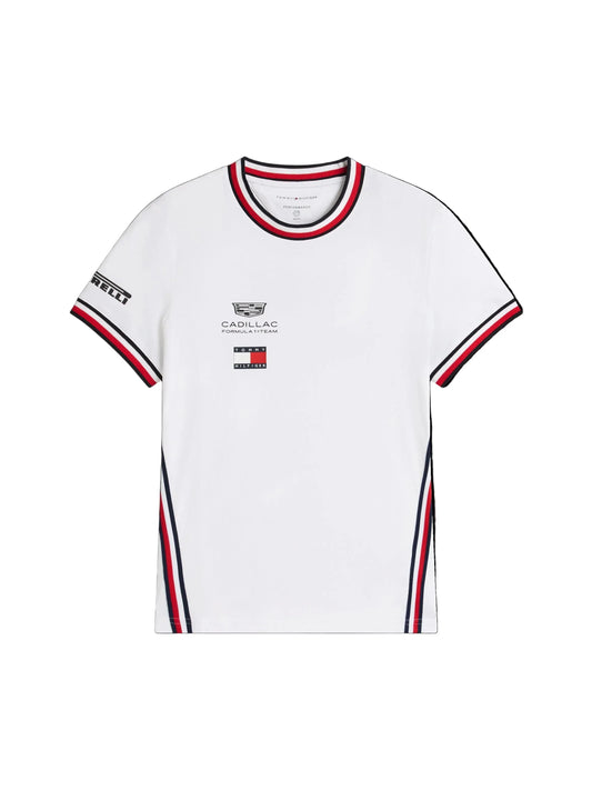 Cadillac F1 Racing Ladies Team Tee Shirt White