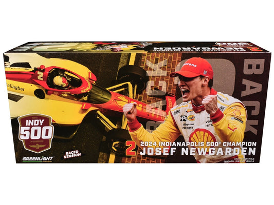 1:18th Team Penske Josef Newgarden Indy 500 Winner #2 2024 Raced Version