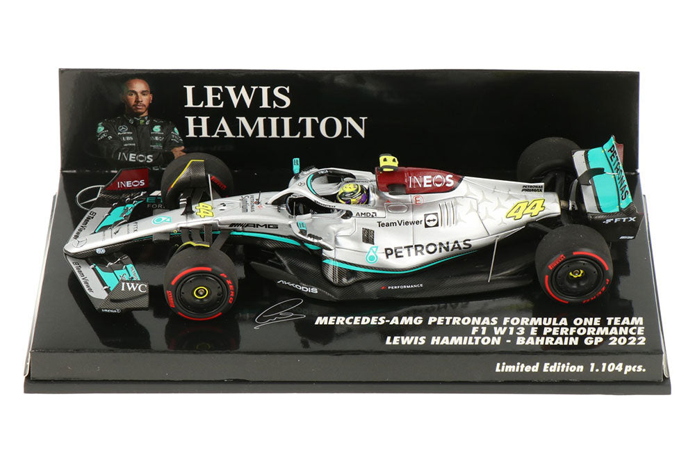 1:43rd Mercedes AMG Petronas F1 Lewis Hamilton #44 2022 Bahrain GP