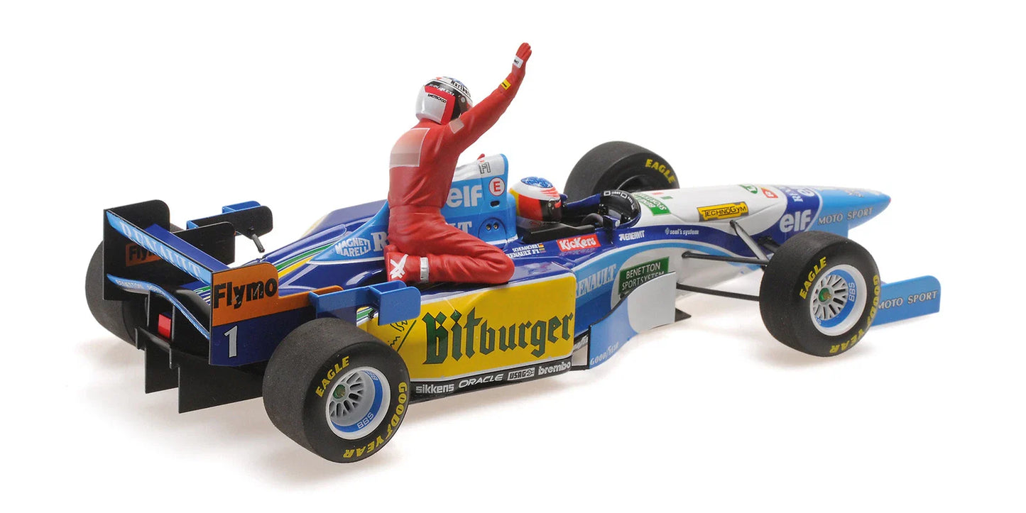 1:43rd Benetton B195 Michael Schumacher Taxi Jean Alesi 1995