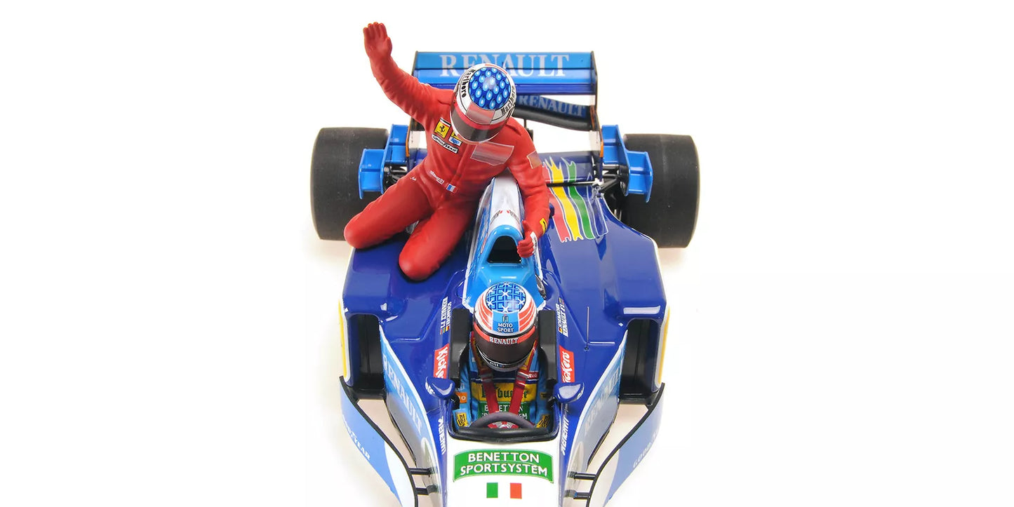 1:18th Benetton B195 Michael Schumacher Taxi Jean Alesi 1995