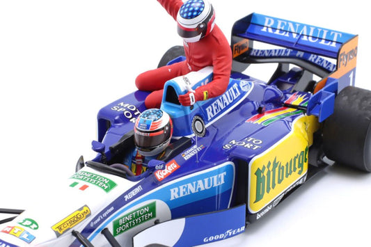 1:18th Benetton B195 Michael Schumacher Taxi Jean Alesi 1995