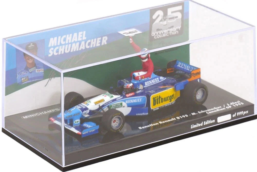 1:43rd Benetton B195 Michael Schumacher Taxi Jean Alesi 1995