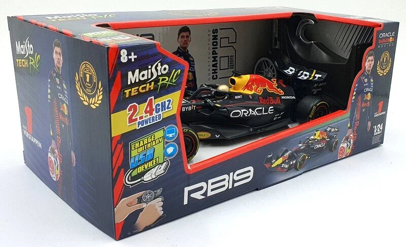 1:24th Red Bull Racing Max Verstappen RB19 R/C