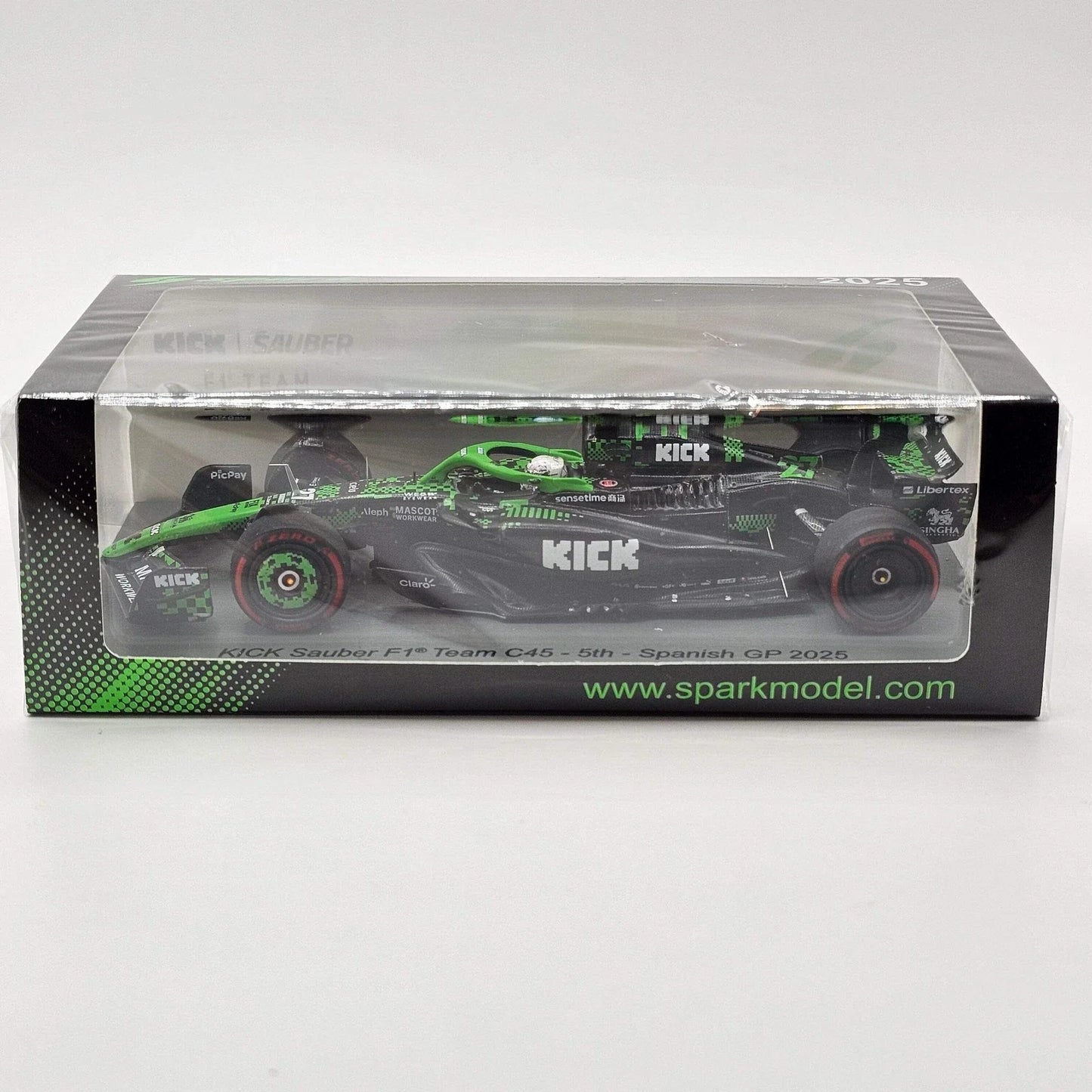 1:43rd Kick Sauber C45 Nico Hulkenberg #27 Spanish GP 2025