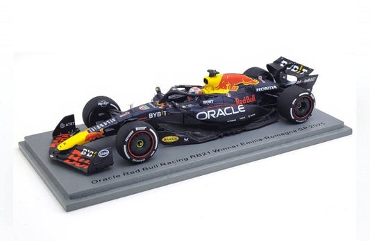 1:43rd Oracle Red Bull Racing RB21 Max Verstappen Winner Emilia-Romagna GP 2025