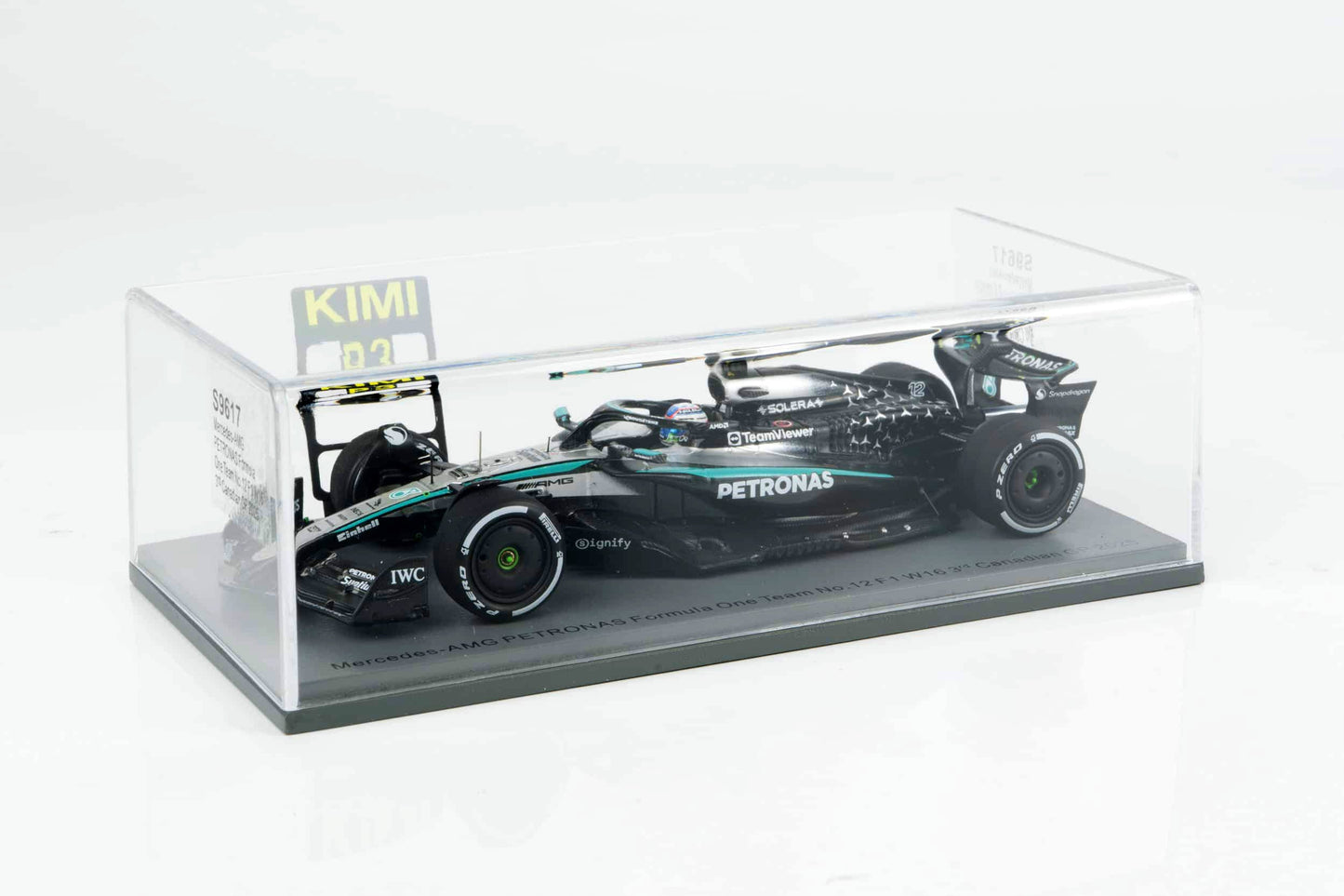 1:43rd Mercedes AMG Petronas W16 Kimi Antonelli #12 Canadian GP 3rd Pl 2025