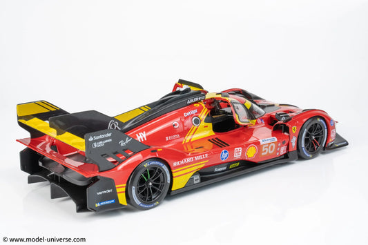 1:18th Ferrari Ferrari 499P Le Mans Winner #50 Red