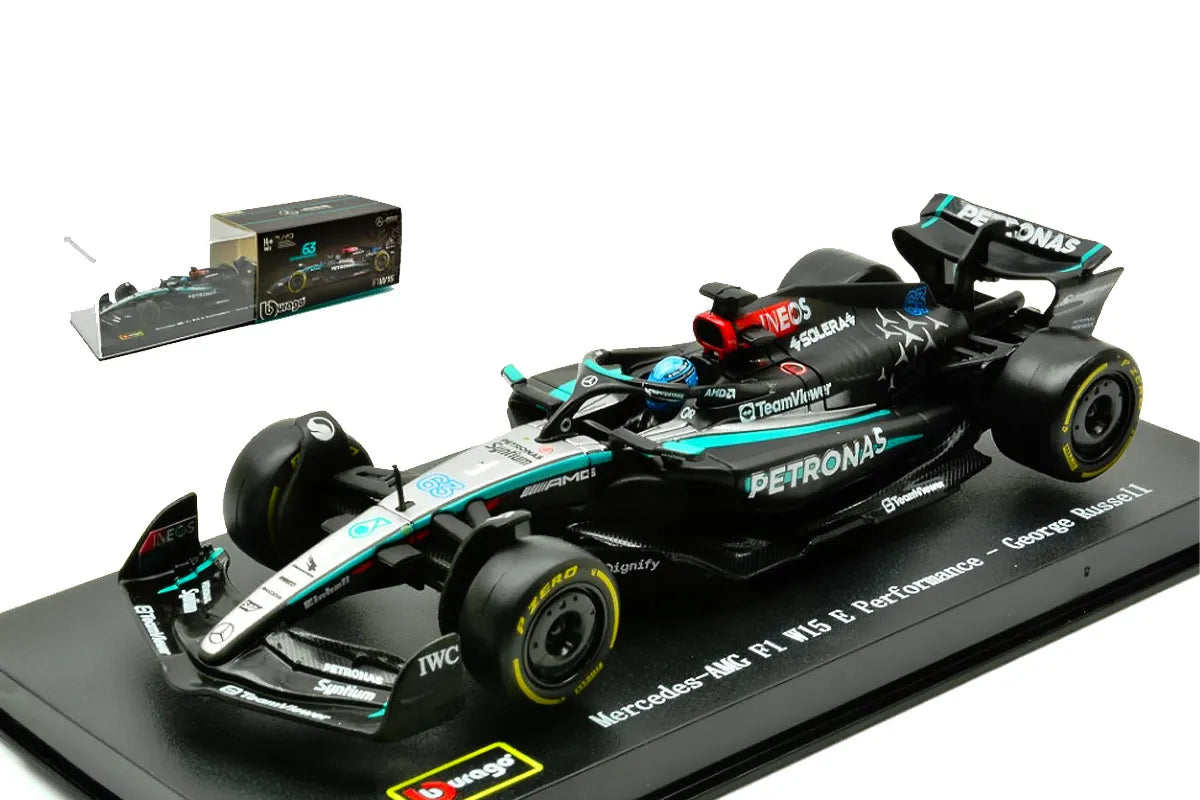 1:43rd Scale Mercedes AMG F1 W15 George Russell #63 2024