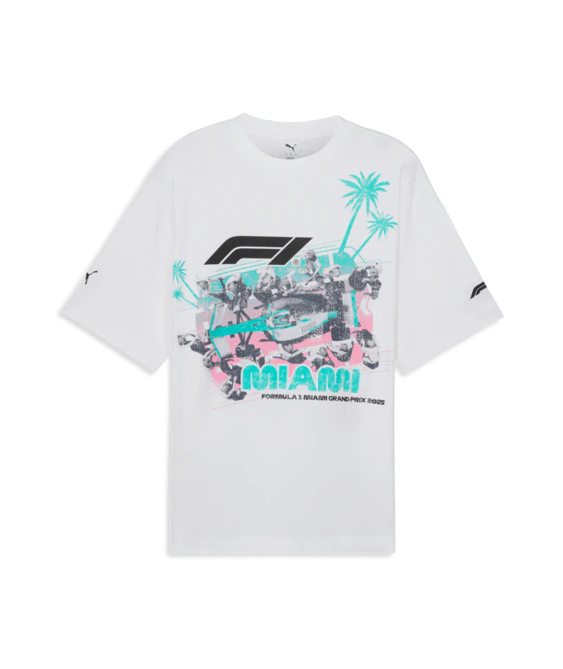 Puma x F1 Pitstop Miami Tee Shirt White