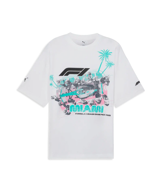 Puma x F1 Pitstop Miami Tee Shirt White