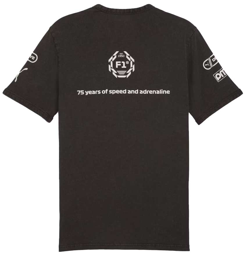 Puma x F1 Graphic Ringer Tee Black