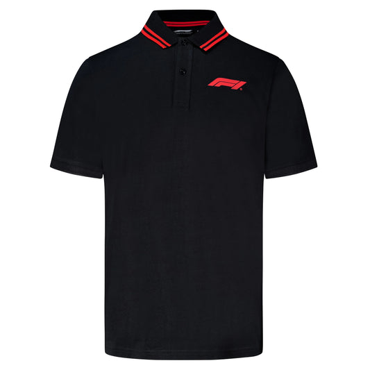 Puma x F1 Tech Logo Polo Shirt Black