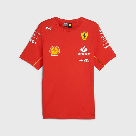 Scuderia Ferrari F1 Mens Team Tee 2024 Red