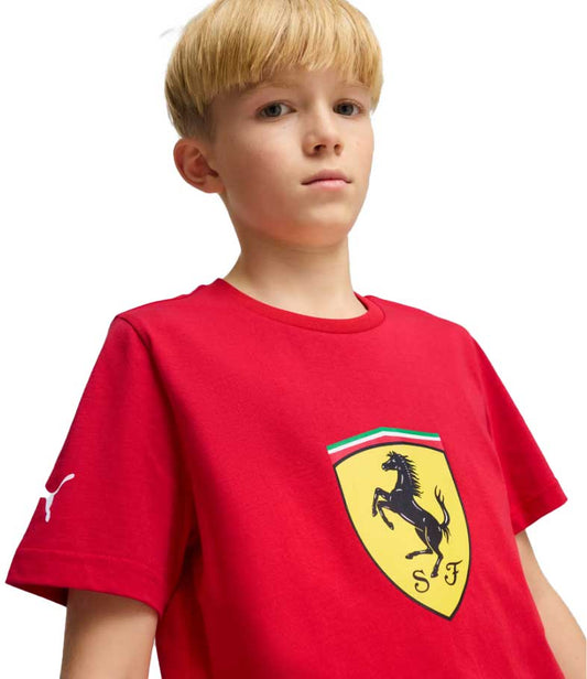 Scuderia Ferrari F1 Kids Classic Shield Tee Red