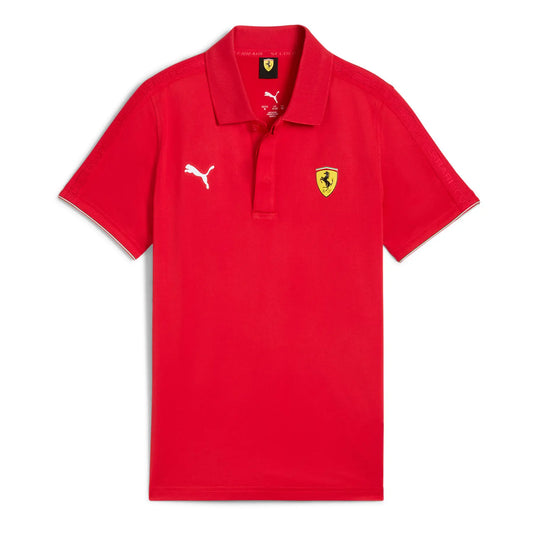 Scuderia Ferrari F1 Kids Shield Polo Shirt Red