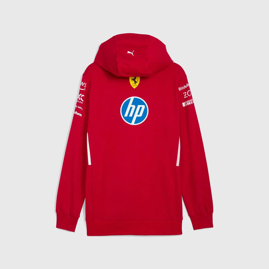 Scuderia Ferrari F1 Replica Kids Team Hoodie 2025 Red