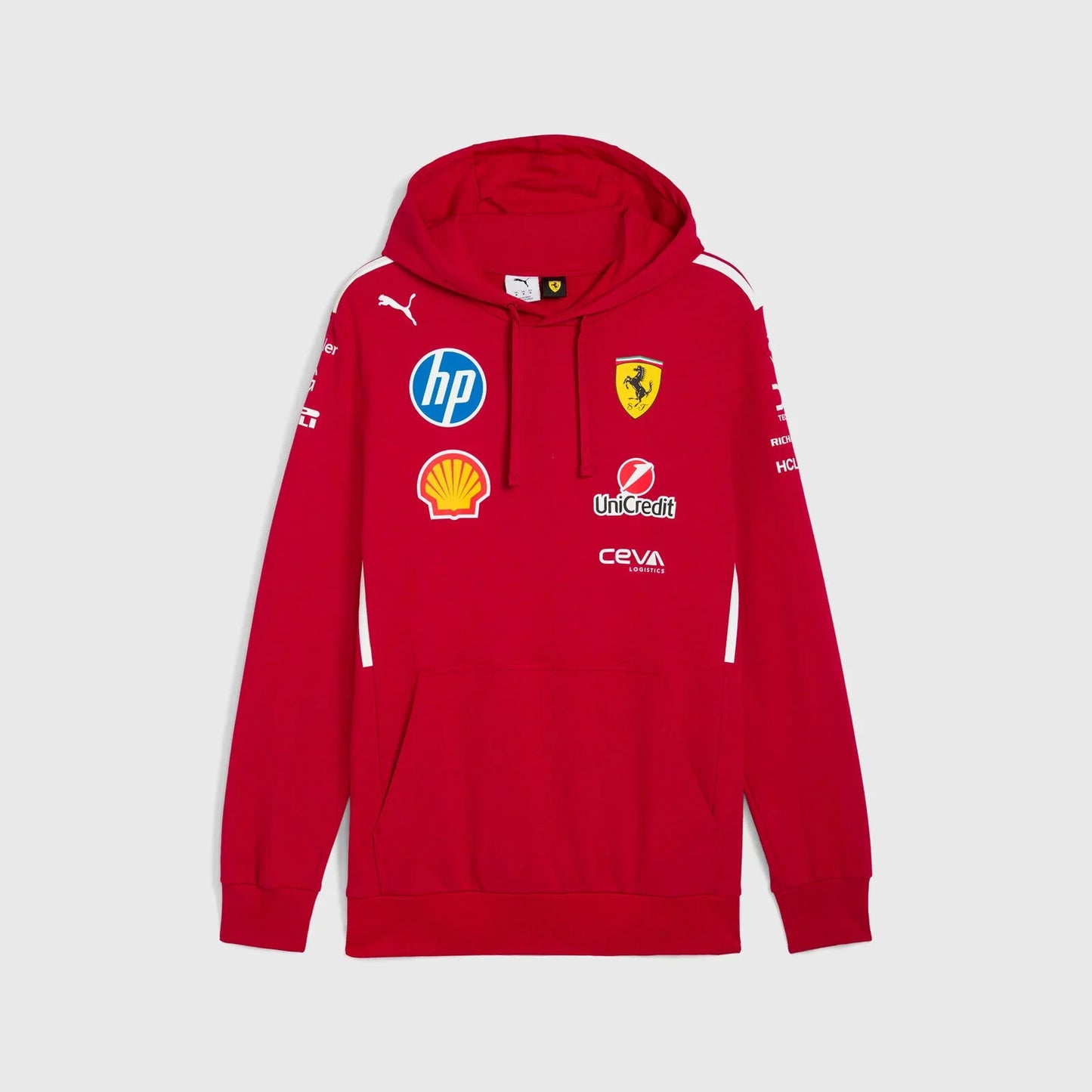 Scuderia Ferrari F1 Replica Kids Team Hoodie 2025 Red