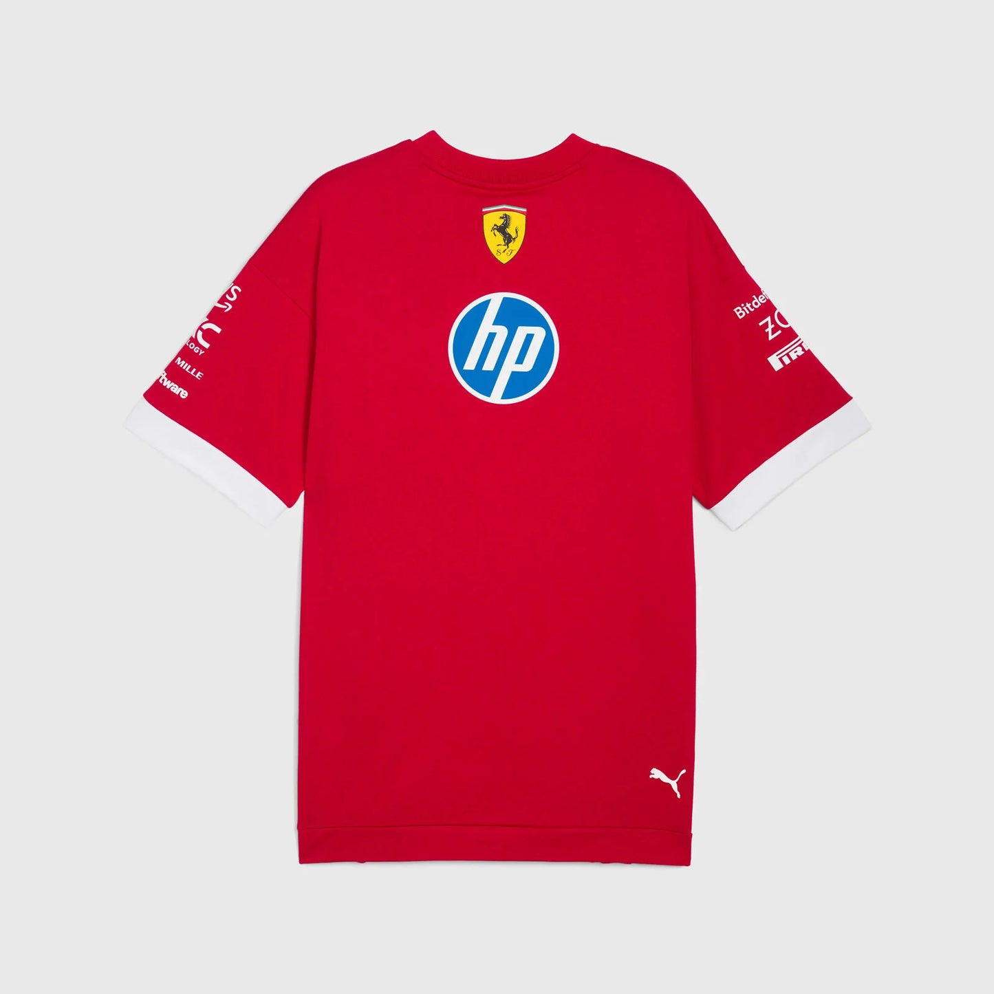 Scuderia Ferrari F1 Replica Oversized Drivers Tee 2025 Red