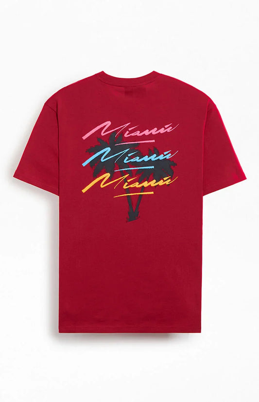 Puma Ferrari Miami GP Graphic Tee Crimson Red