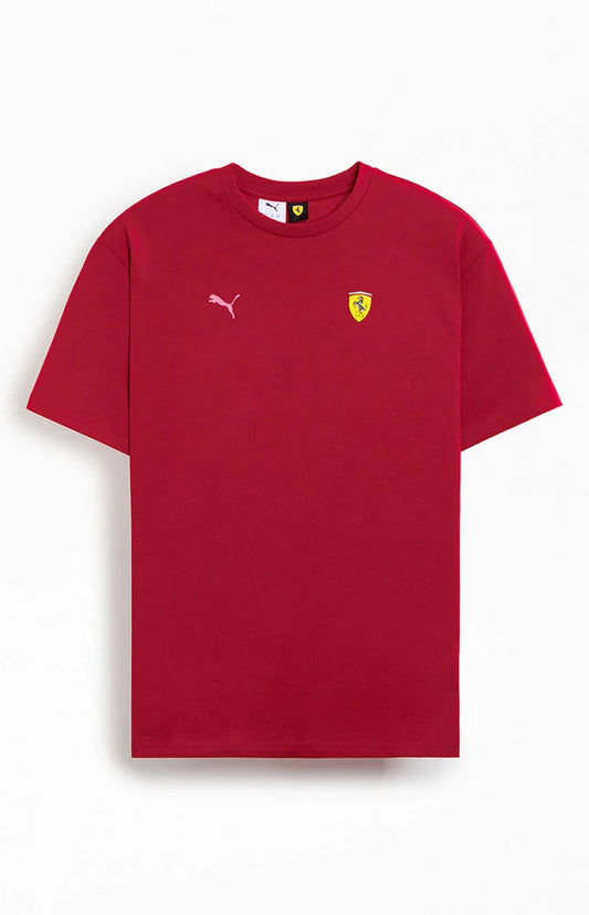 Puma Ferrari Miami GP Graphic Tee Crimson Red