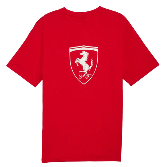 Puma Ferrari Lifestyle Shield Tee Red