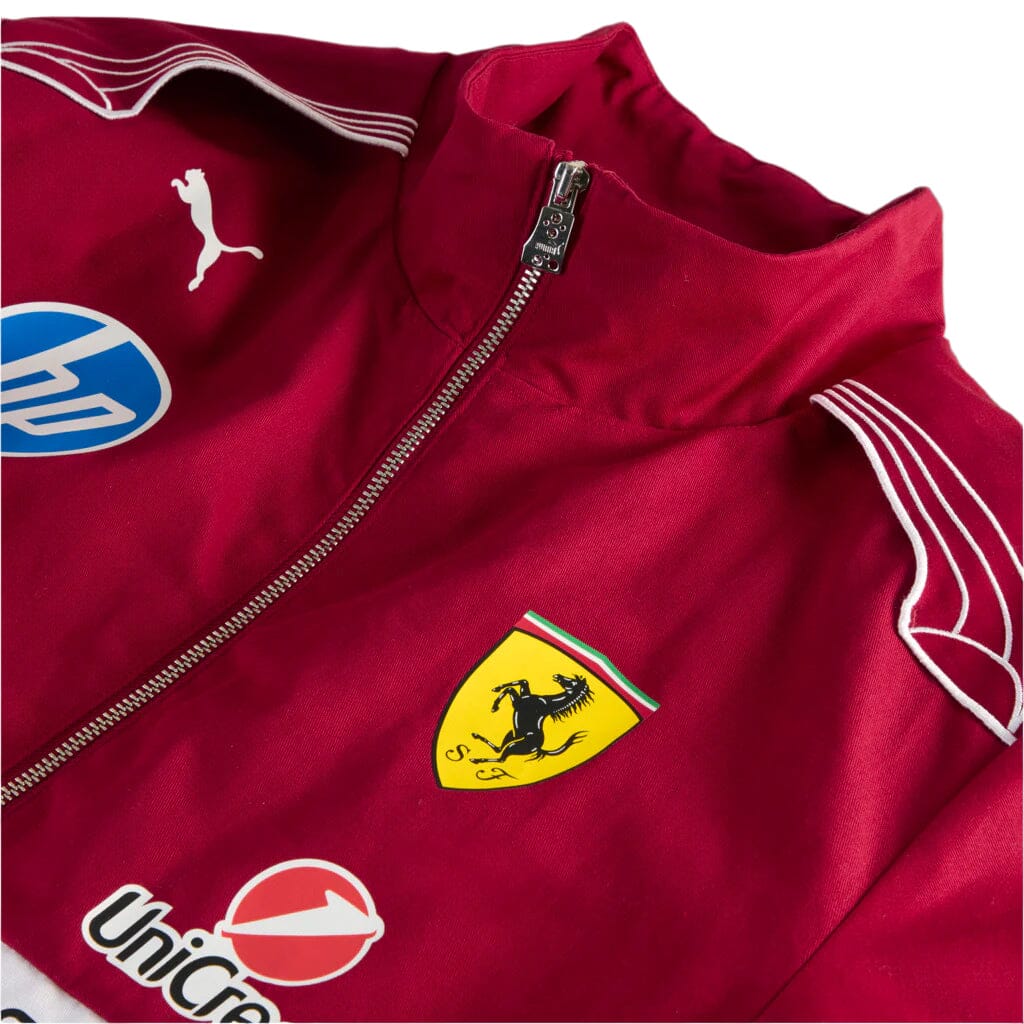 Scuderia Ferrari F1 Vintage Team Jacket 2025 Red