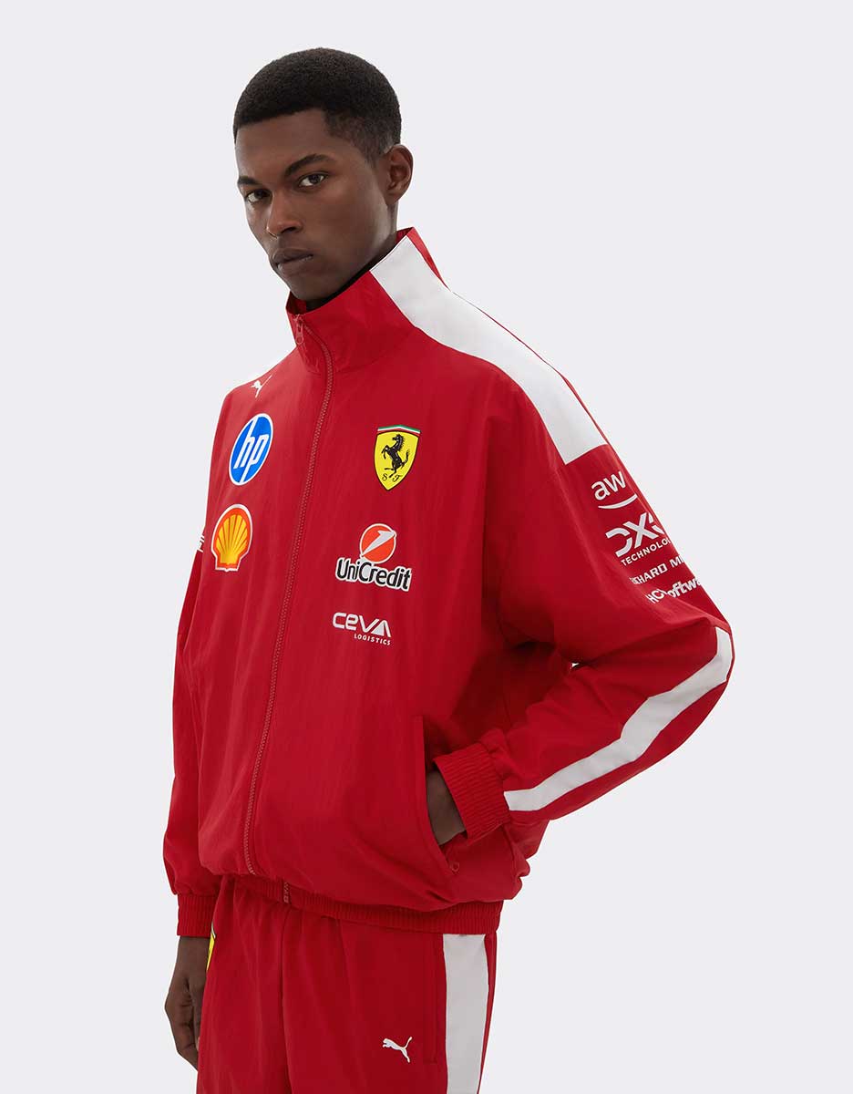 Scuderia Ferrari F1 Drivers T7 Oversized Jacket 2025 Red