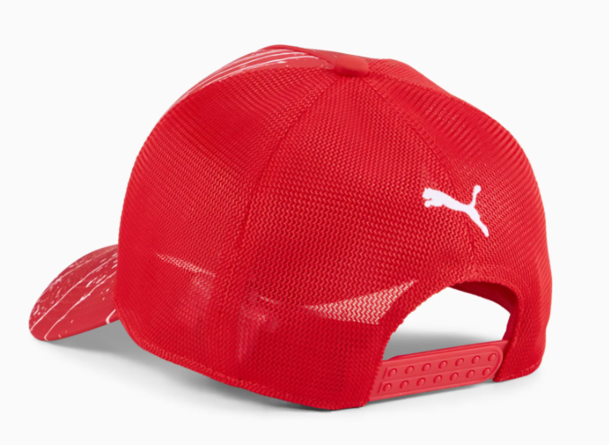 Scuderia Ferrari Race Trucker Hat Red