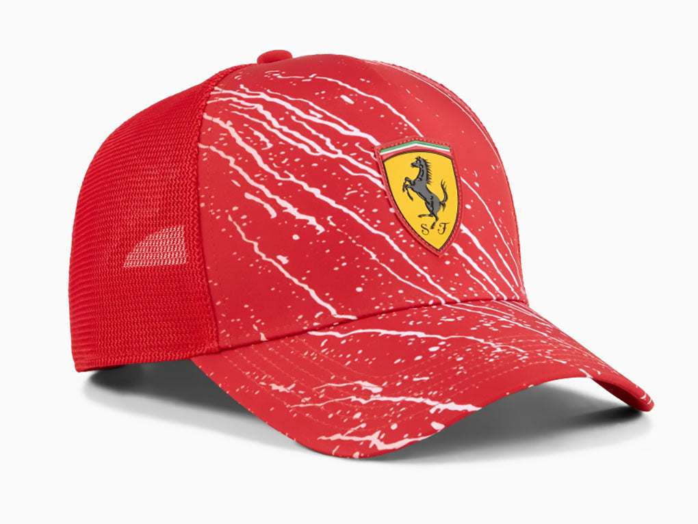 Scuderia Ferrari Race Trucker Hat Red