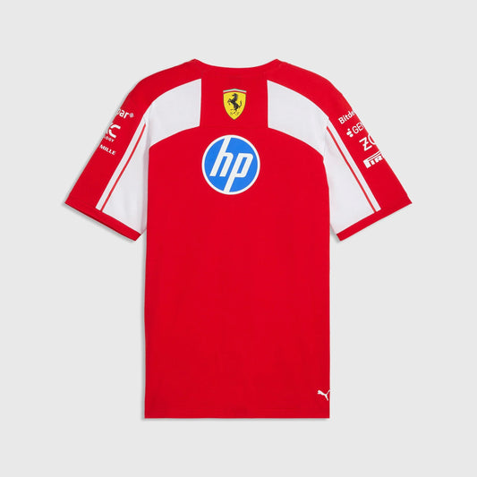 Scuderia Ferrari F1 Ladies Team Tee Shirt Red