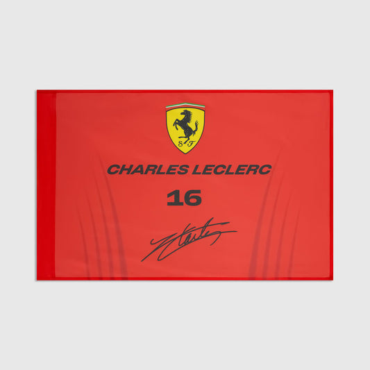 Scuderia Ferrari F1 Charles LeClerc #16 Flag