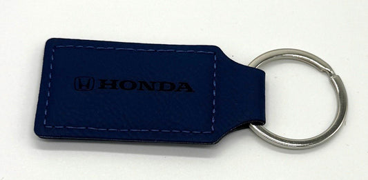 Honda Blue Embossed Keyring