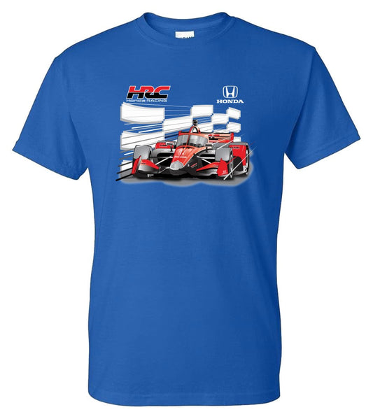HRC Honda Racing Car Tee Blue