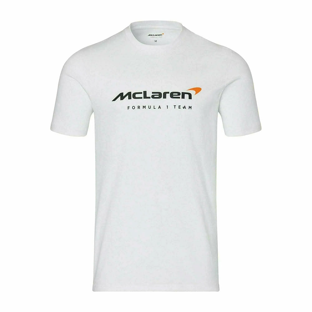 McLaren F1 Core Essentials Logo Tee White