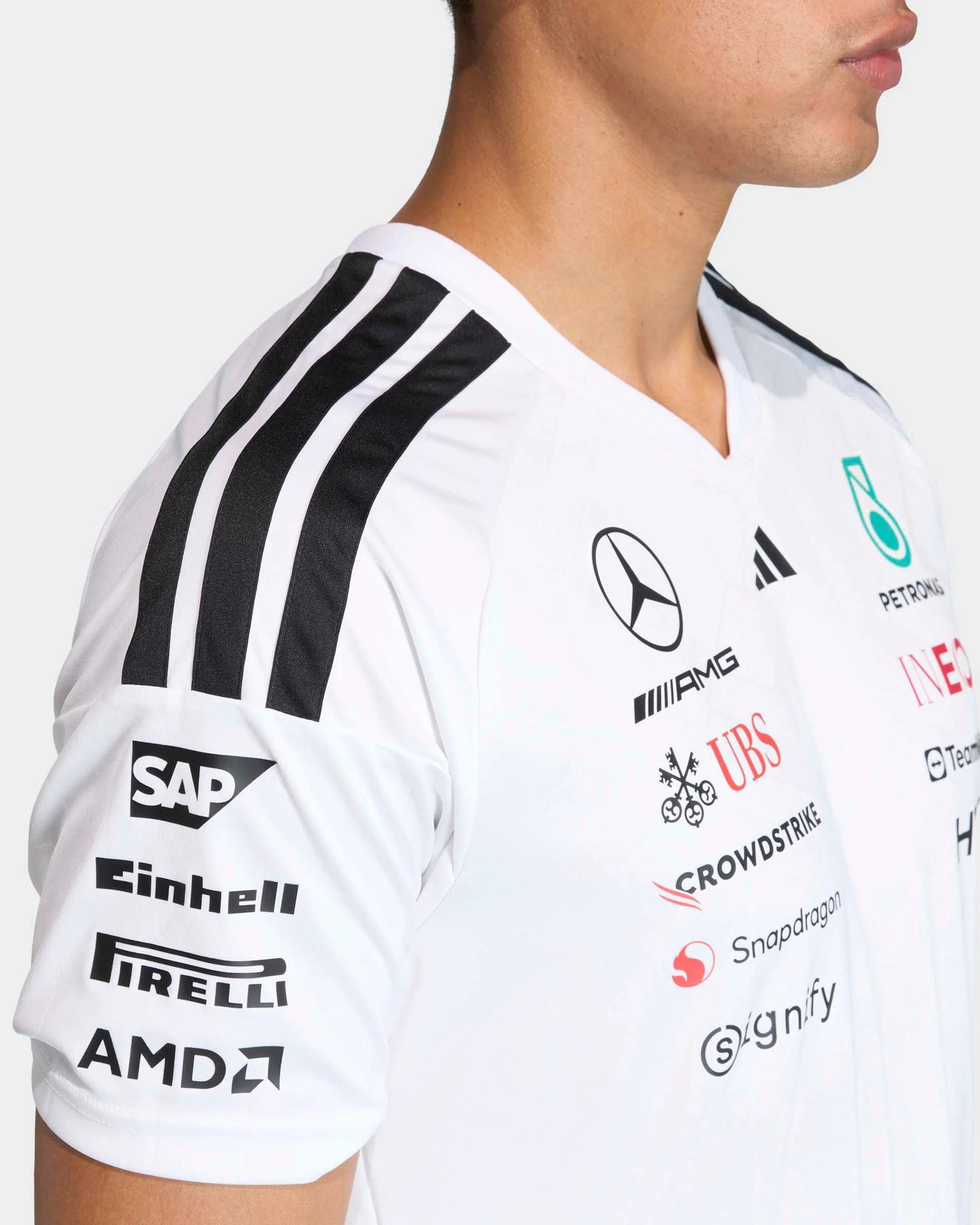 Adidas Mercedes AMG F1 Team Jersey White